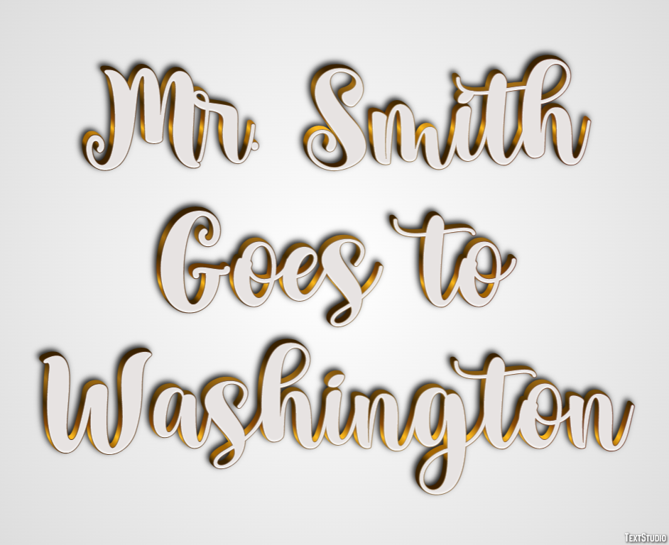 Mr. Smith Goes to Washington Effetto testo