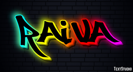 Raiva Effetto testo