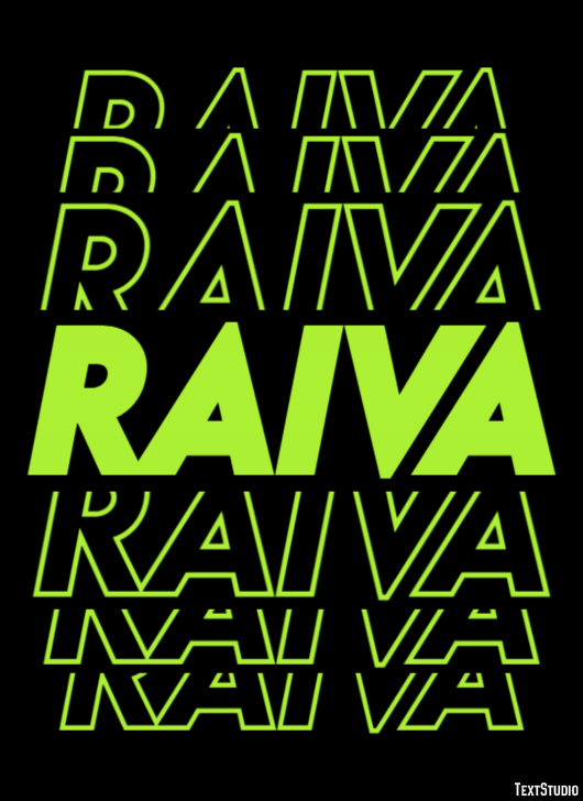 Raiva Effetto testo