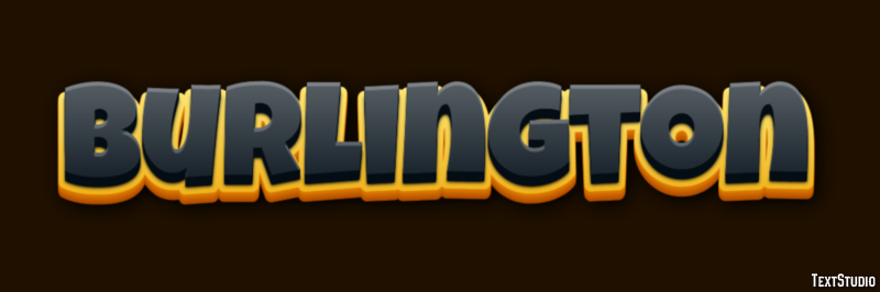 Burlington Эффект текста