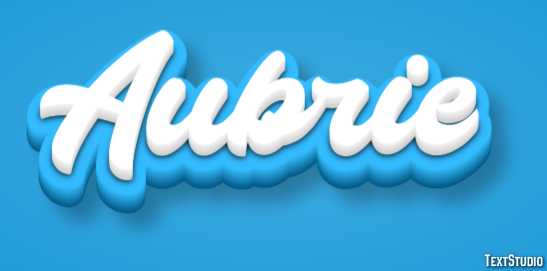 Aubrie Effet de Texte