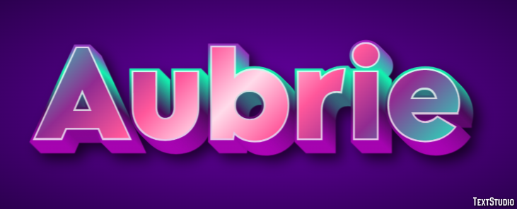 Aubrie Text Effect