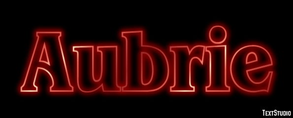 Aubrie Effet de Texte