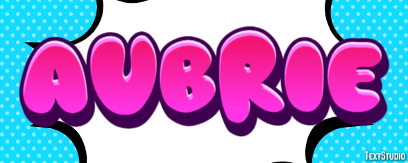 Aubrie Text effect