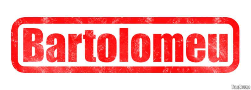 Bartolomeu Efecto de texto