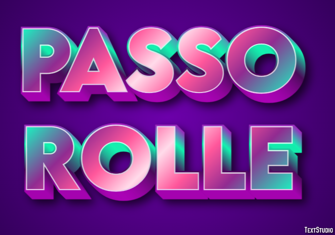 Passo Rolle Efekt tekstowy