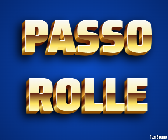 Passo Rolle Efekt tekstowy