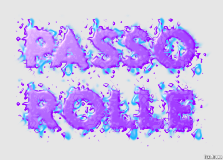 Passo Rolle Efekt tekstowy