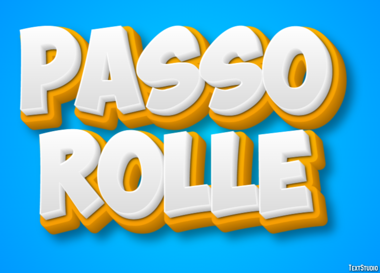 Passo Rolle Efekt tekstowy