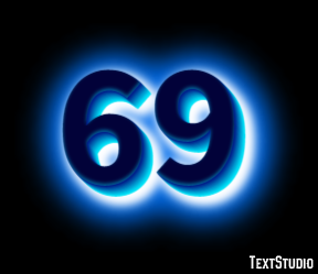 69 Efecto de Texto