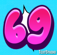 69 Efecto de Texto