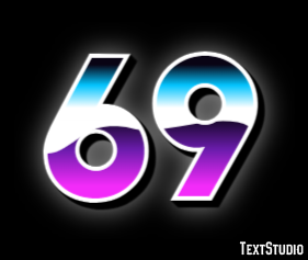 69 Efecto de Texto