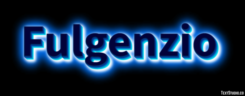 Fulgenzio Effetto testo