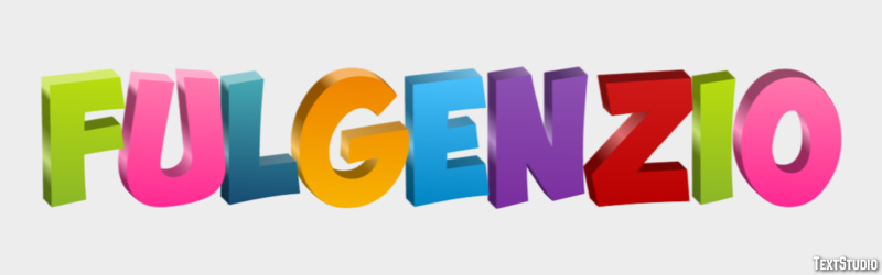 Fulgenzio Effetto testo