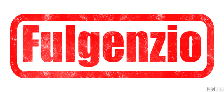 Fulgenzio Effetto testo