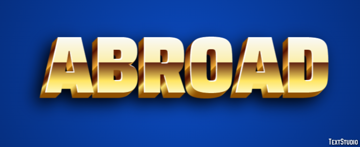 Abroad Text Effect