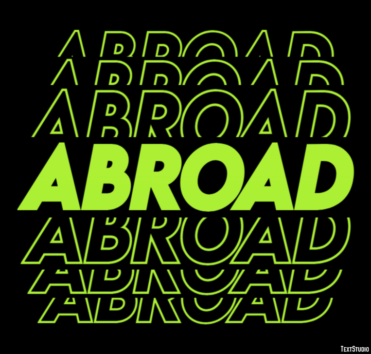 Abroad Metin Efekti