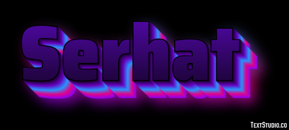 Serhat Efeito de texto
