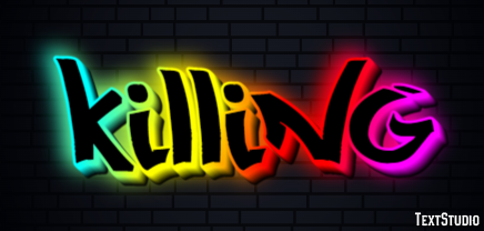 Killing Text Effect