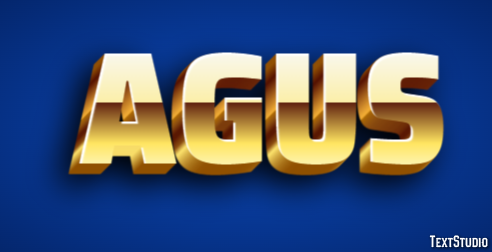 Agus Эффект текста