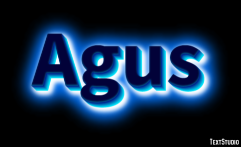 Agus Эффект текста
