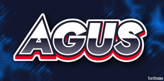 Agus Эффект текста