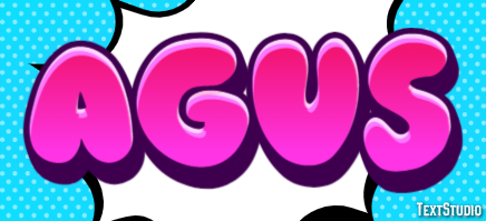 Agus Эффект текста