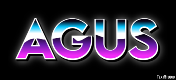 Agus Эффект текста