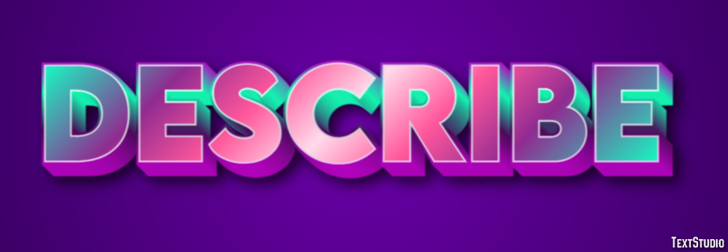 Describe Text Effect
