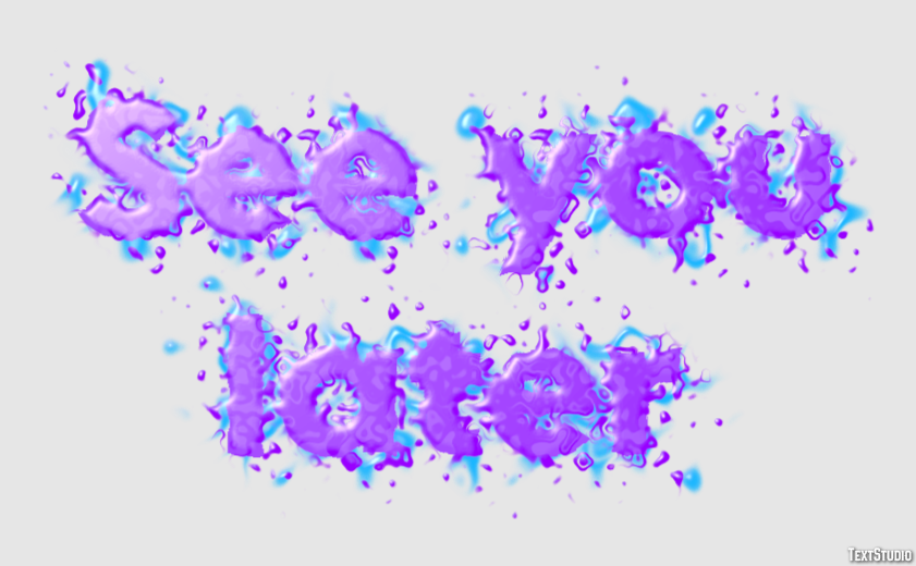 See you later Text Effect