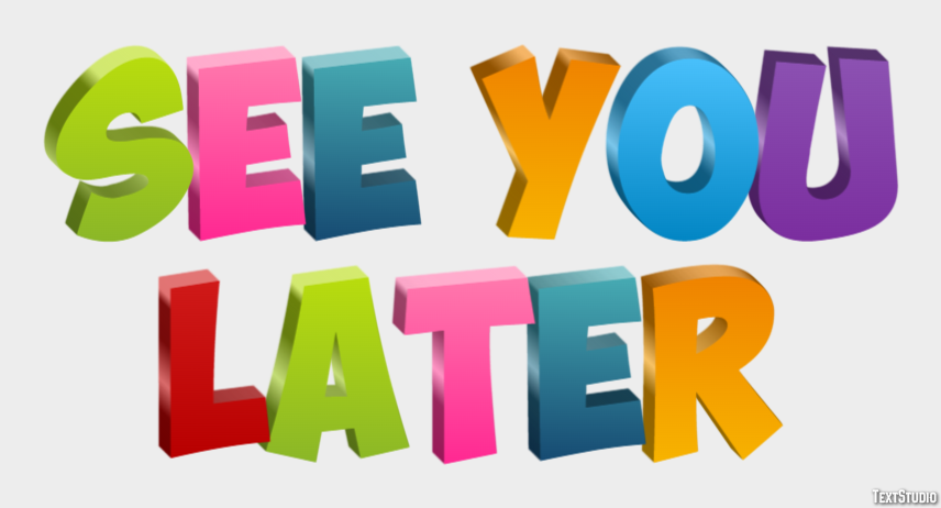 See you later Text Effect