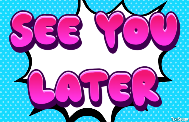 See you later Text Effect