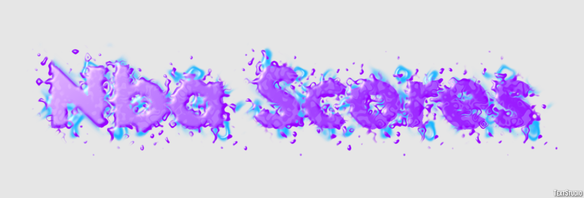Nba Scores Effet de Texte