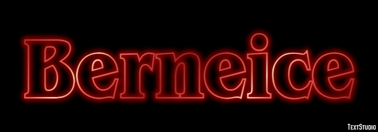 Berneice Text effect