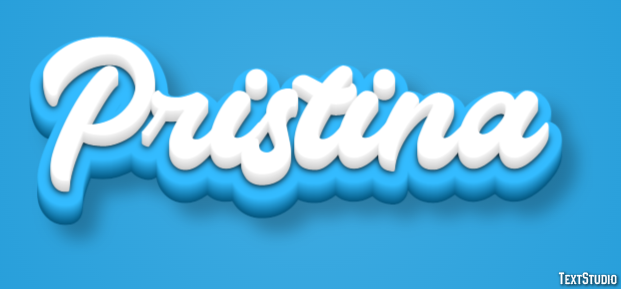 Pristina Effetto testo