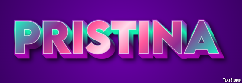 Pristina Effetto testo