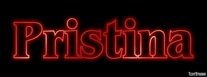 Pristina Effetto testo