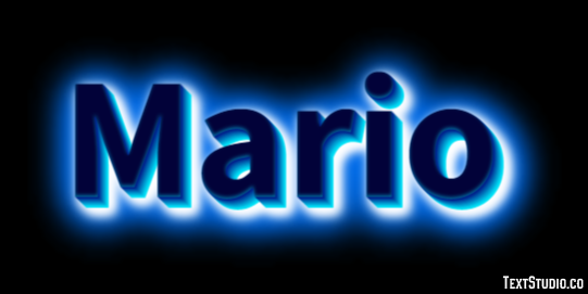 Mario Tekst Effect