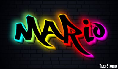 Mario Effetto testo