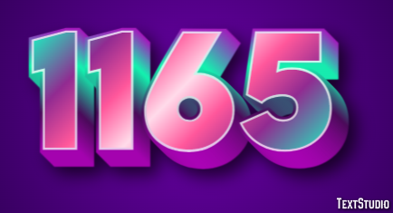 1165 Text Effect