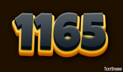 1165 Text Effect