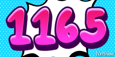 1165 Text Effect