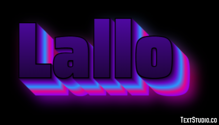 Lallo Efecto de Texto