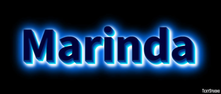 Marinda Text Effect