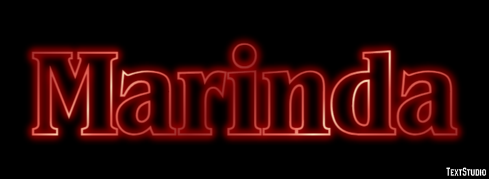 Marinda Text Effect