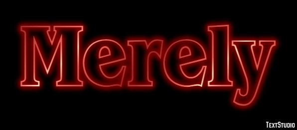 Merely Tekst Effect