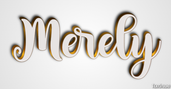 Merely Text Effect
