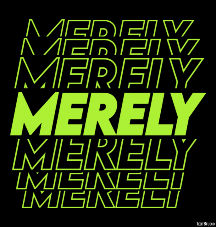 Merely Tekst Effect