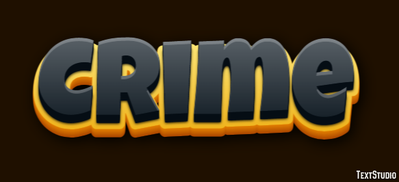 Crime Text Effect