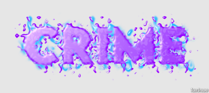 Crime Text effect